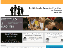 Tablet Screenshot of itfsantiago.cl